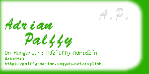 adrian palffy business card